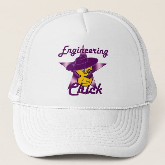 Engineering Chick #9 Trucker Pet (Voorkant)