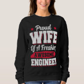 Engineering Degreed Engineer Wife Trui (Voorkant)