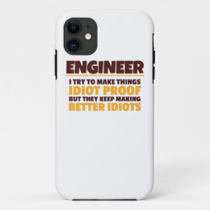 Engineering Engineer probeert dingen dioot bewijs  iPhone 11 Hoesje
