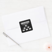 Engineering Flowchart Engineer Vierkante Sticker (Envelop)