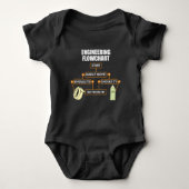 Engineering Flowchart Funny Engineer Gift Romper (Voorkant)