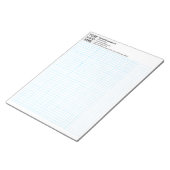 Engineering Graph Pad Paper with Corporate Logo Notitieblok (Schuin)