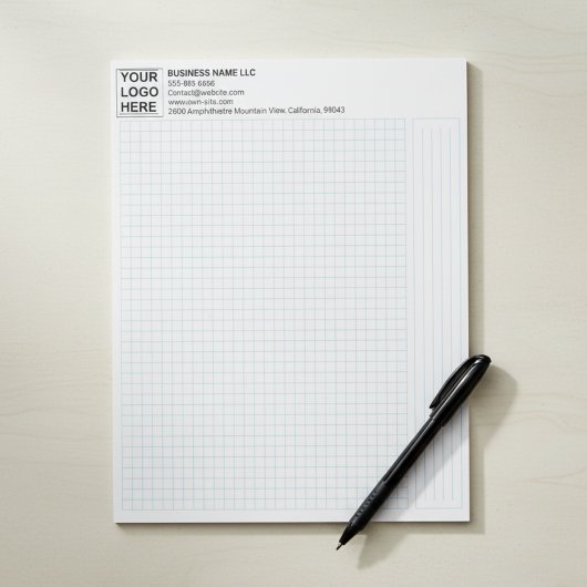 Engineering Graph Pad Paper with Corporate Logo Notitieblok