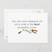 Engineering humor briefkaart (Voorkant / Achterkant)