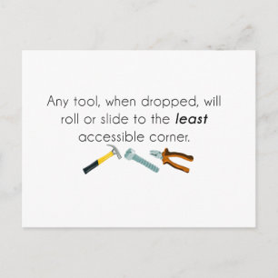 Engineering humor briefkaart