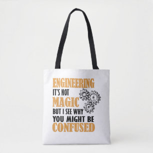 Engineering - ik zie waarom je in verwarring zou k draagtas