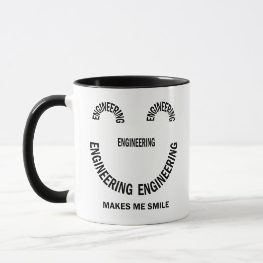 Engineering maakt me glimlachen mok (Links)