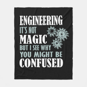 Engineering Magic, ik zie waarom je in verwarring Fleece Deken