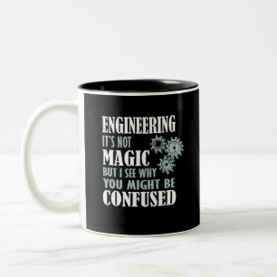 Engineering Magic, ik zie waarom je in verwarring Tweekleurige Koffiemok