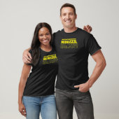 Engineering Manager  Ruimterugzijde T-shirt (Unisex)
