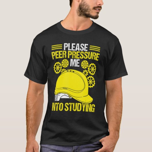 Engineering School Afstuderen Humor Funny Engineer T-shirt (Voorkant)