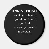 Engineering T-shirt oplossen Problemen die je niet Magneet (Voorkant)