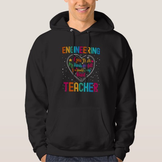 Engineering Teacher Appreciation Week Back to Scho Hoodie (Voorkant)