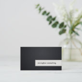 Engineering Visitekaartje Modern Black Texture (Staand voorkant)