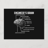 Engineers Brain Engineering Gift Briefkaart (Voorkant)