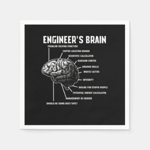 Engineers Brain Engineering Gift Servet