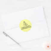 Engineers en creativiteit ronde sticker (Envelop)