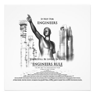 Engineers Rule Foto afdrukken Afdruk