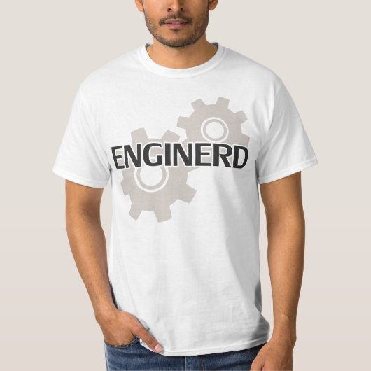 Enginerd Engineer Nerd T-shirt (Voorkant)
