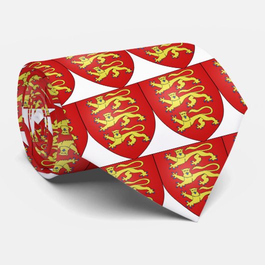 England 3 leeuwen Stropdas betegeld (Opgerold)