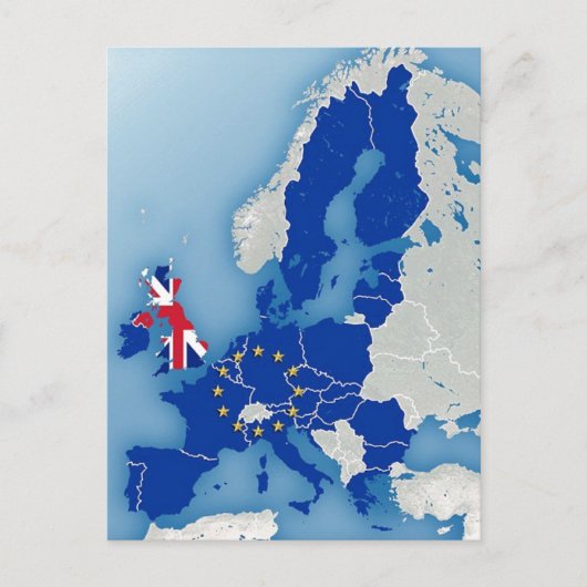 ENGLAND BREXIT BRIEFKAART (Voorkant)
