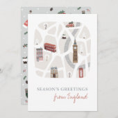 England British Seasons Greetings met Kerstmis Kaa (Voorkant / Achterkant)