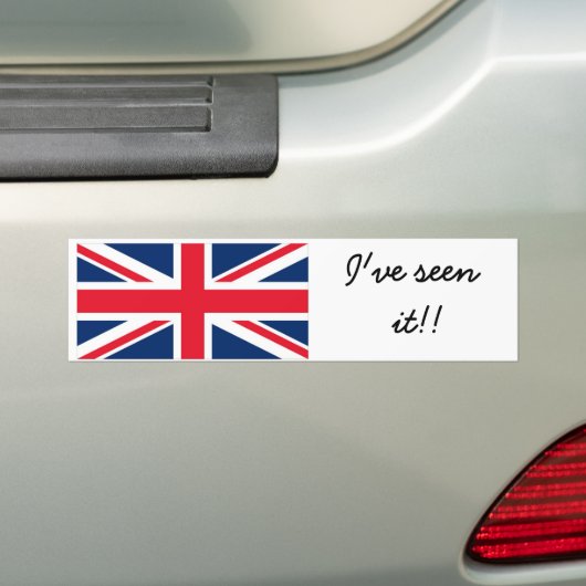 England bumber sticker (Op auto)