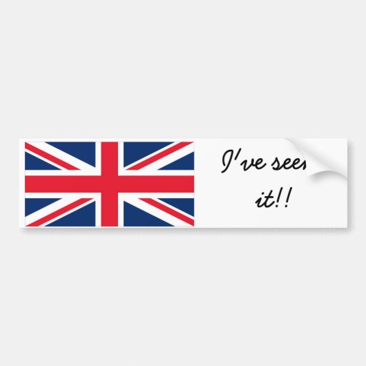 England bumber sticker (Voorkant)