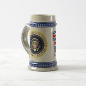 ENGLAND Celebrates US President Obama Souvenir Bierpul (Voorkant links)