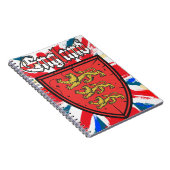 England Coat of Arms Notitieboek (Rechterzijde)