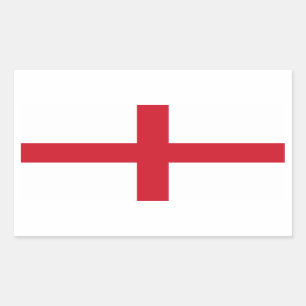 England/English Flag - Verenigd Koninkrijk Rechthoekige Sticker