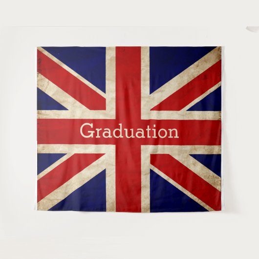 England Flag Afstuderen BACKDROP Wandkleed (Voorkant (horizontaal))