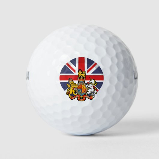 England Flag and Crest Golfballen (Voorkant)