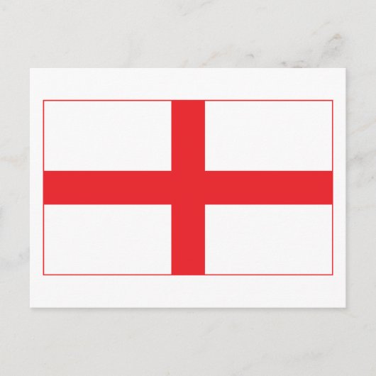 England Flag Briefkaart (Voorkant)