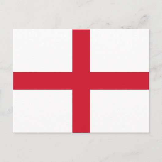 England Flag Briefkaart (Voorkant)