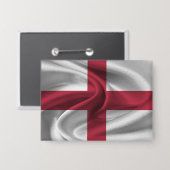 England Flag Button (Voorkant / Achterkant)