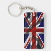 England Flag Fabric Sleutelhanger (Voorkant)