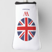 England Flag Monogram Golf Head Hoesje Golfheadcover (Draai 90)