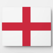 England Flag Plaque Fotoplaat (Voorkant)