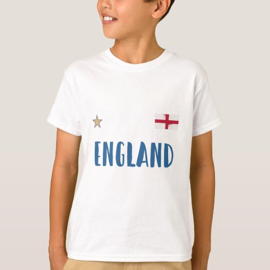 England Football Fan Shirt English Flag (Voorkant)