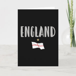 England Football Fan Shirt English Flag Kaart