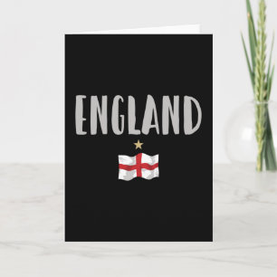 England Football Fan Shirt English Flag Kaart