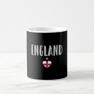 England Football Fan Shirt English Flag Koffiemok