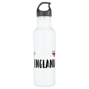 England Football Fan Shirt English Flag Waterfles