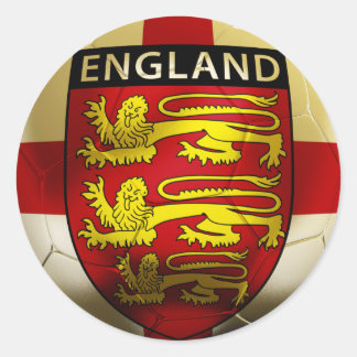 England Football Ronde Sticker