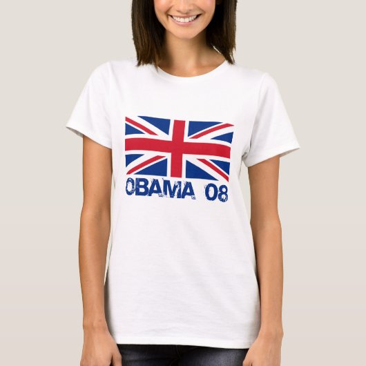 England for Obama T-shirt (Voorkant)