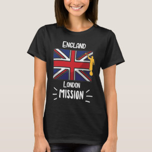 England Leeds Mormon LDS Mission Missionary T-shirt