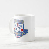 England Lionesses Soccer Crest (#02) Mug (Devant gauche)
