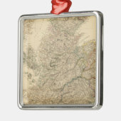 England Map Metalen Ornament (Links)