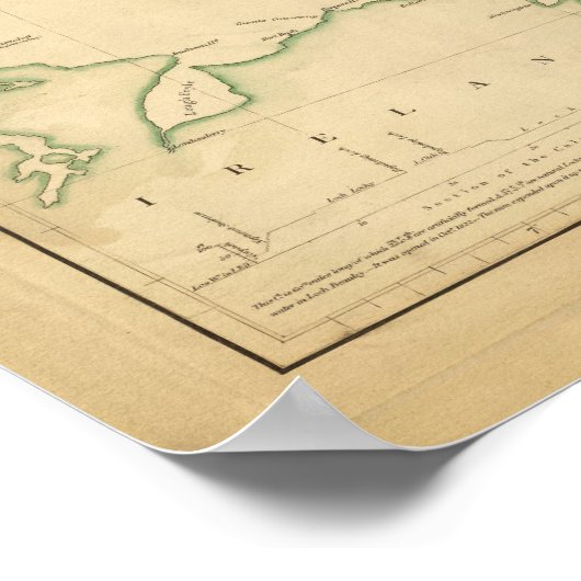 England Map Poster (Hoek)